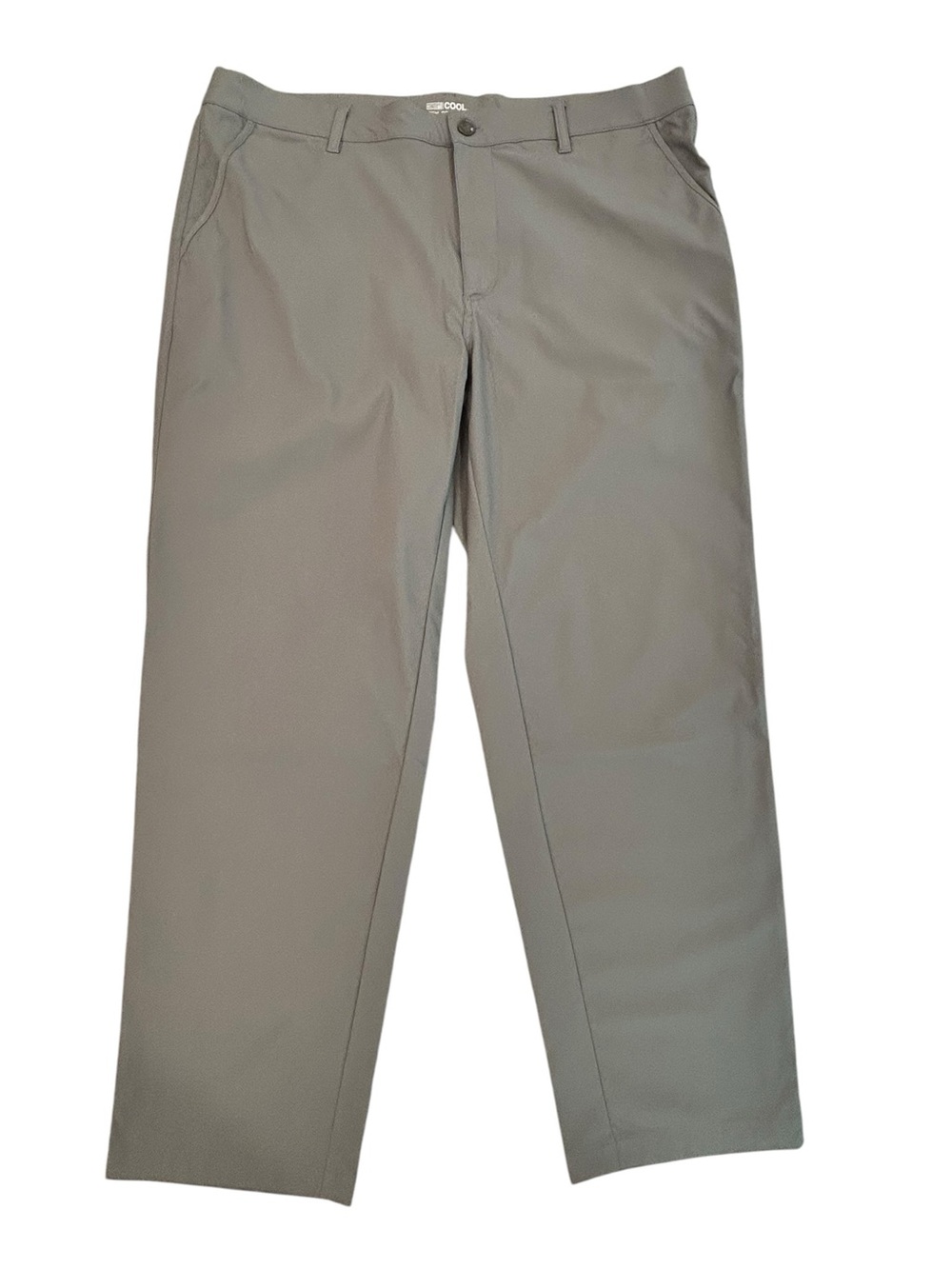 32 Degrees Cool Stretch Performance  Gray Straight-Leg Pants 40/30 Travel Casual